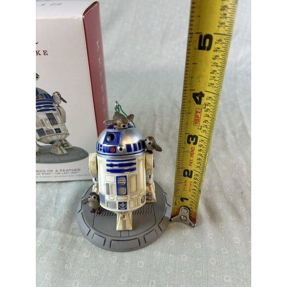2018 Hallmark Keepsake Ornament – Star Wars ‘Porgs of a Feather’ Orville Wilson - Picture 3 of 9